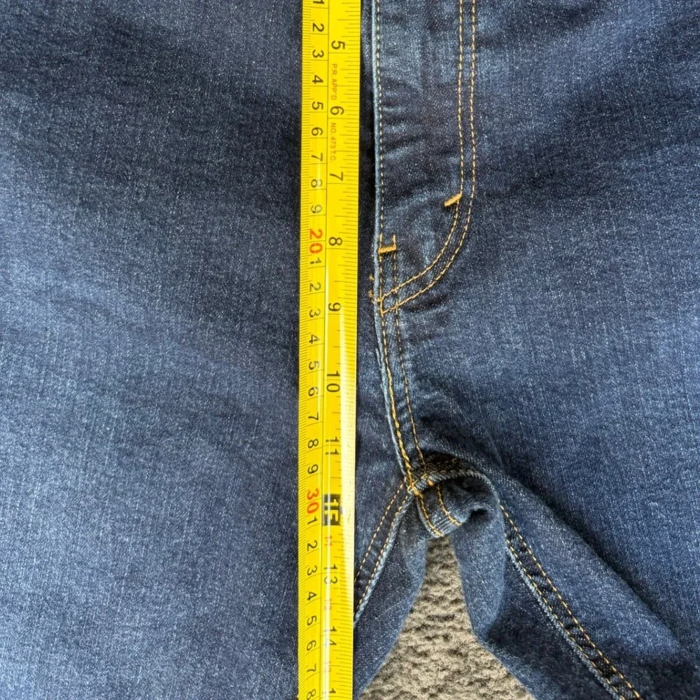 Levis 541 Athletic Taper Mens Jeans Dark Wash Blue Denim 38x32 Mid Rise